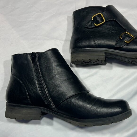 Womens Naturalizer N5 Comfort Black Ankle Boots in Size 10 - Picture 2 of 5